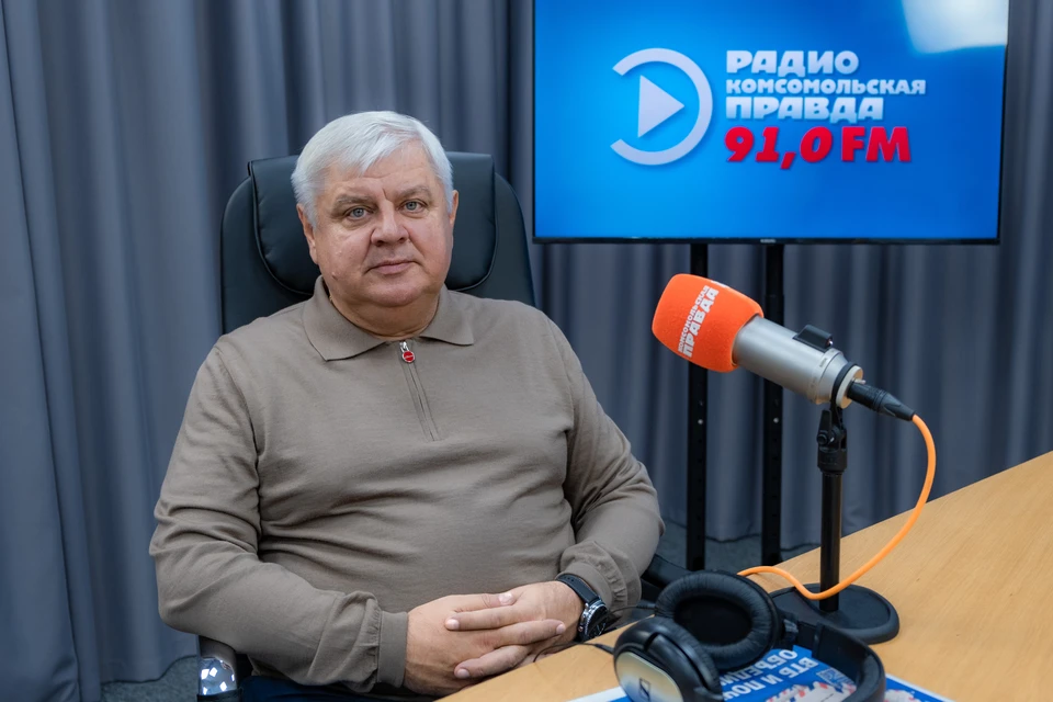 Александр Москаленко в студии радио "КП"-Кубань"