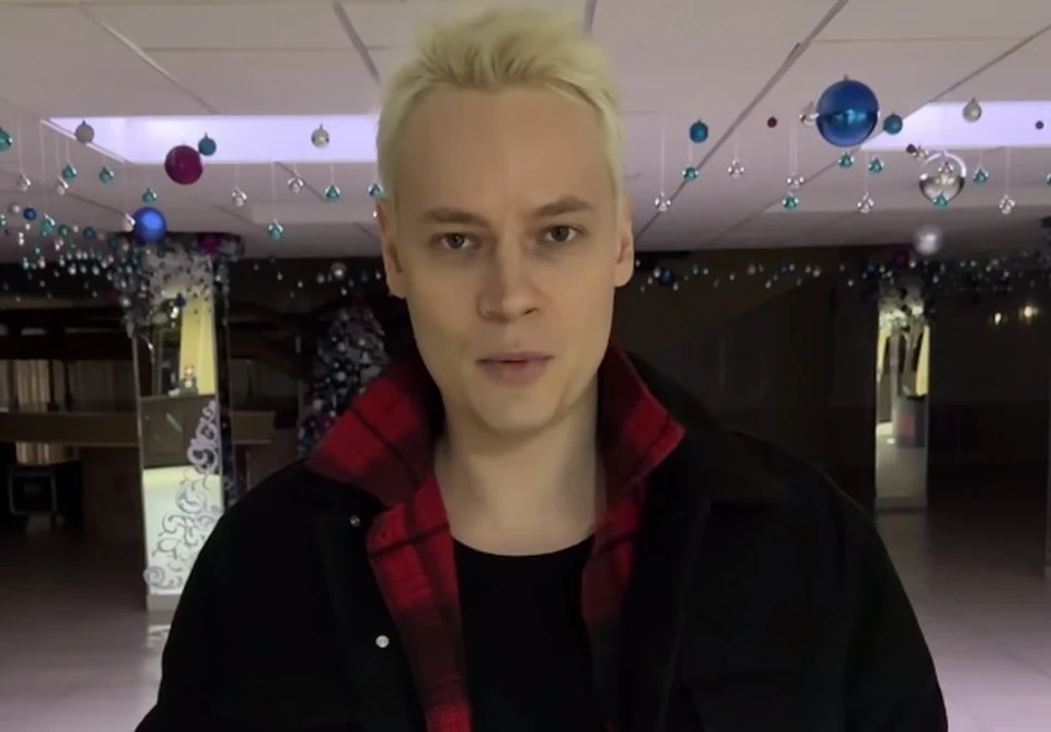 Скриншот видео из соцсетей певца.