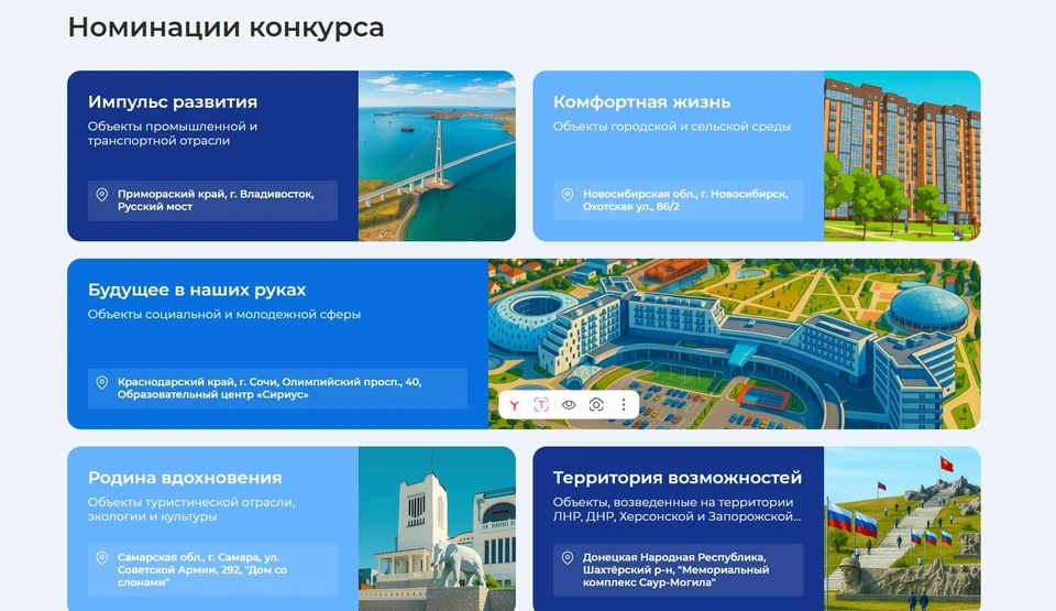 Конкурс проводится в пяти номинациях / Фото: естьрезультат.рф