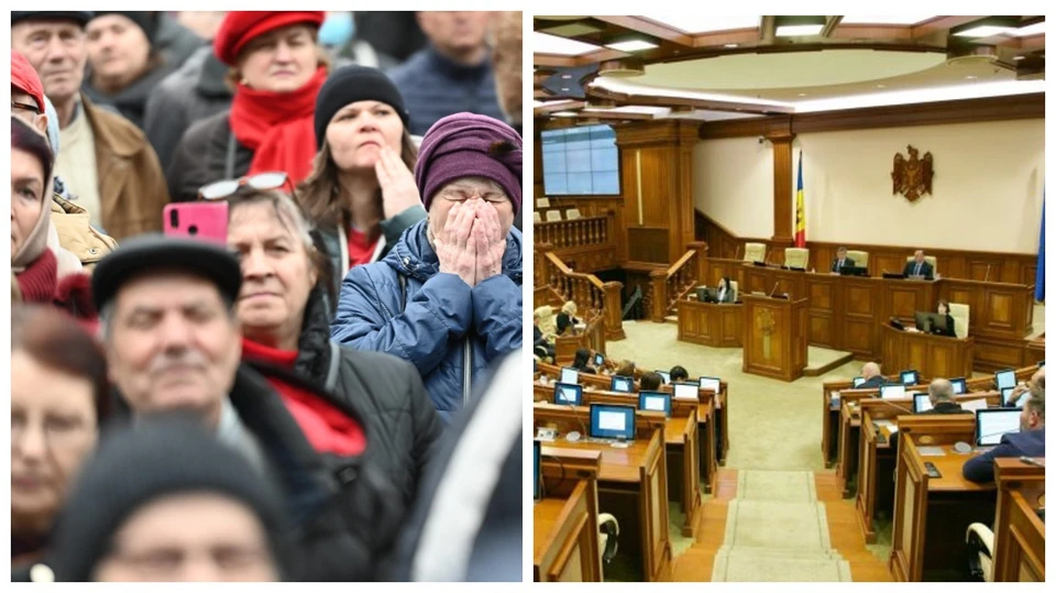 Пока в Молдовы задерживают социальные выплаты, депутатам парламента уже успели начислить премии. Фото: коллаж КП