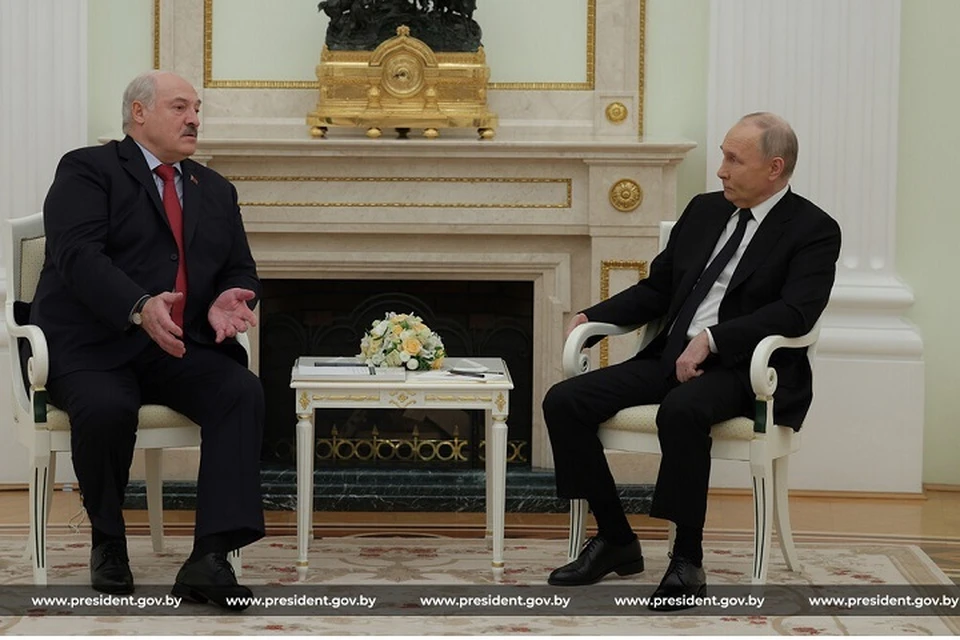 Лукашенко вылетел в Россию на переговоры с Путиным. Фото используется в качестве иллюстрации: архив president.gov.by.