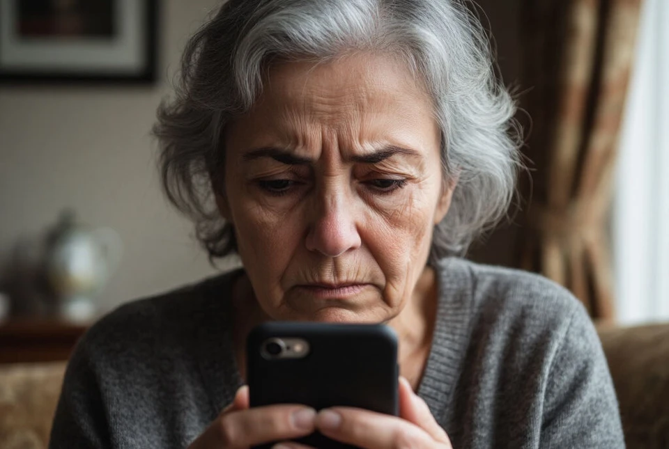 Пожилая женщина поверила мошенникам и перевела им 477 тысяч рублей. Фото: сгенерировано нейросетью