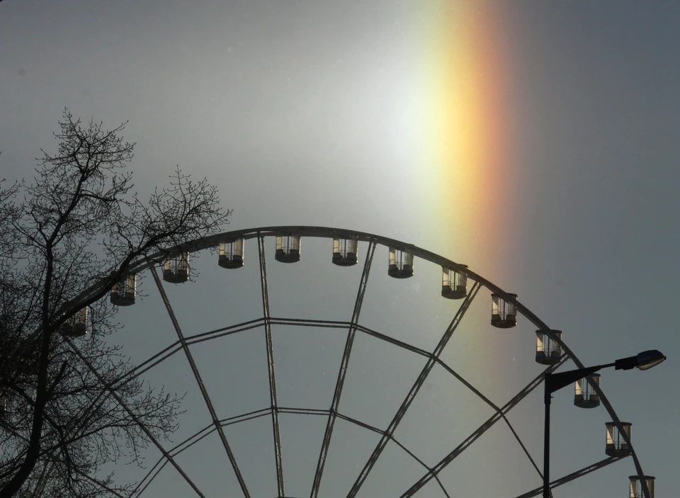 В Краснодаре приостановили работу аттракционов из-за морозов