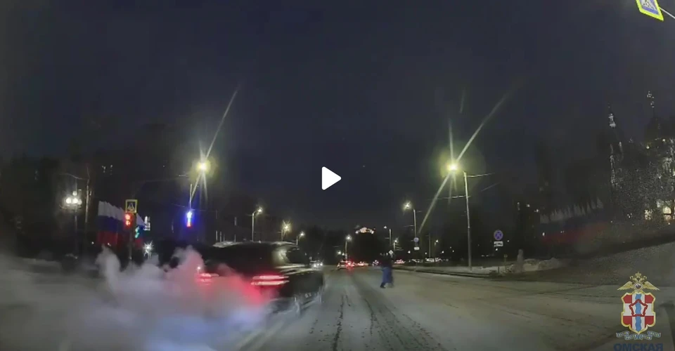 Фото: стоп-кадр видео УМВД по Омской области