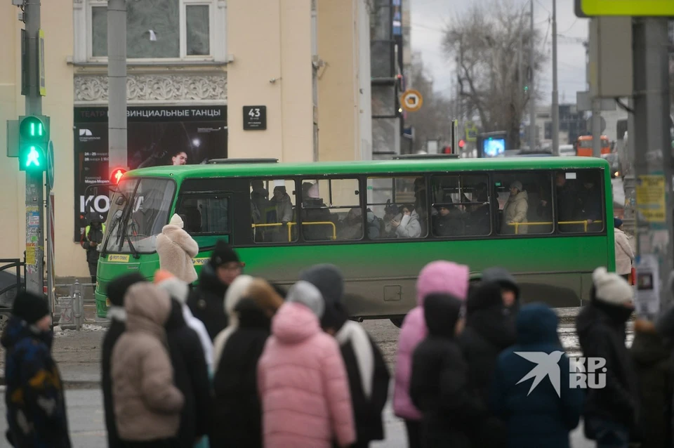 Автобус сбил пешехода, переходившего дорогу на зеленый свет светофора