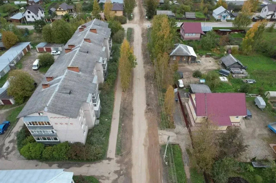 На фото- Кириллов, улица Ленина.