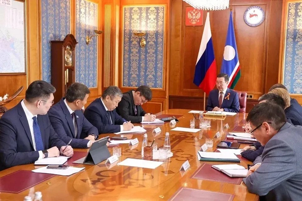 Глава Якутии поручил обеспечить безопасность на праздновании 9 Мая. Фото: правительство Якутии
