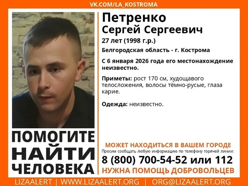 Фото: ДПСО "ЛизаАлерт" Костромской области