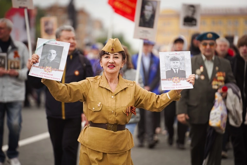 В центре Кишинева прошли «Марш Победы» и «Бессмертный полк»