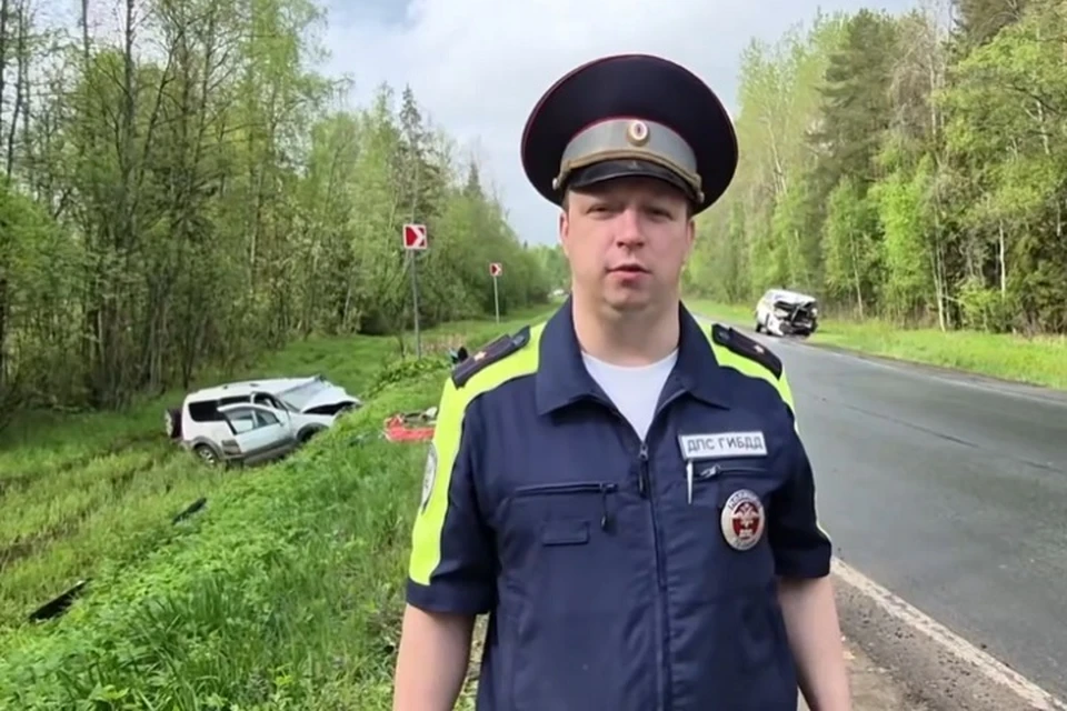 Водитель "Лады" погиб. Фото: УМВД РФ по Ярославской области