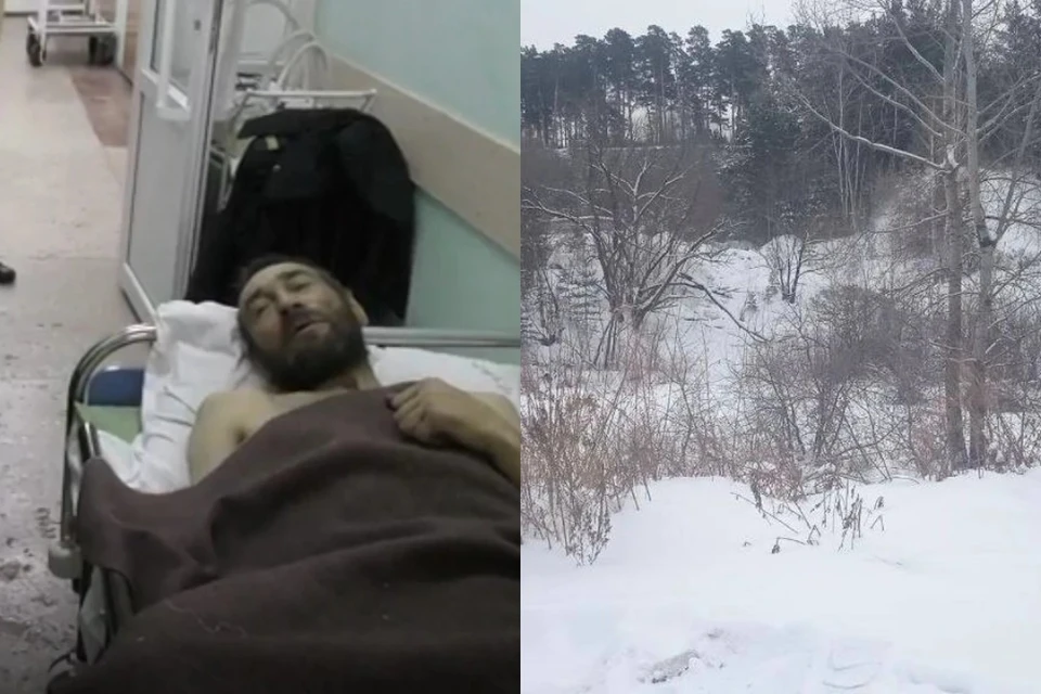 На полянке в глухом лесу преступник оборудовал себе временное пристанище. Источник: СУ СК по Алтайскому краю