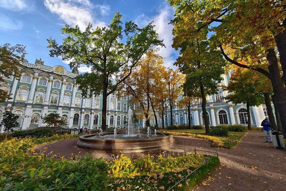 Севшего на трон посетителя Эрмитажа направили на медобследование