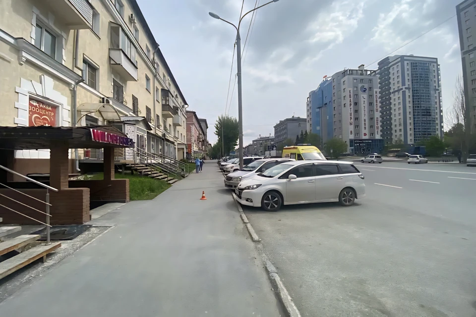 Школьник сбил девочку на улице Титова. Фото: ГАИ по Новосибирской области