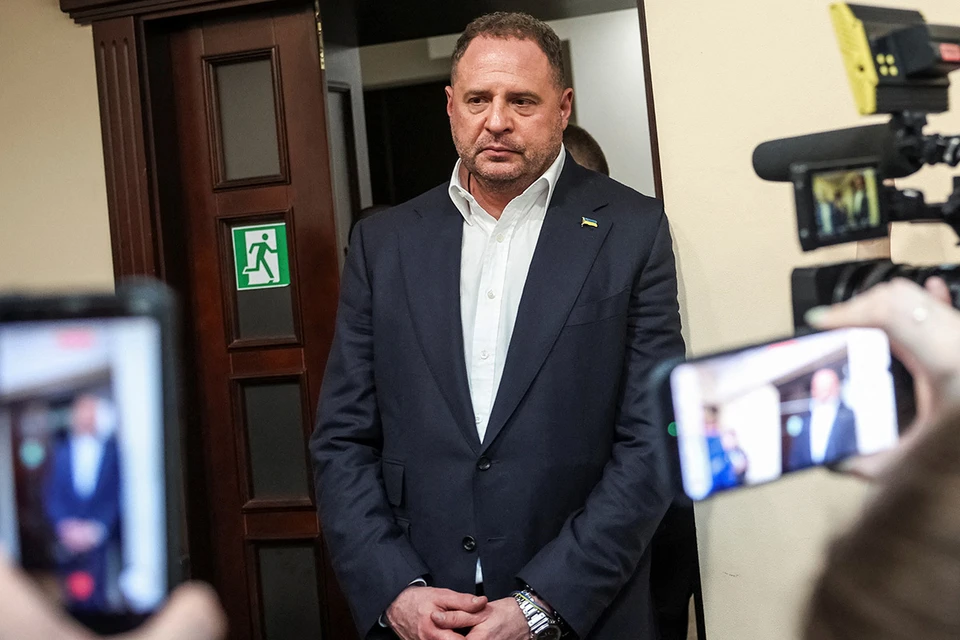 Экс-глава Офиса президента Украины Андрей Ермак в суде.