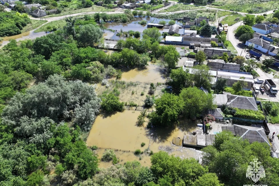 Уровень воды на реках Ставрополья начал снижаться после паводков. Фото: ГУ МЧС России по СК