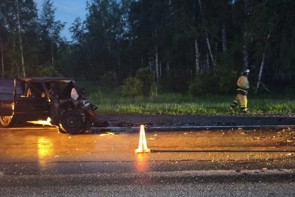 Водитель автомобиля ВАЗ скончался в больнице после аварии. Фото: ГАИ Новосибирской области