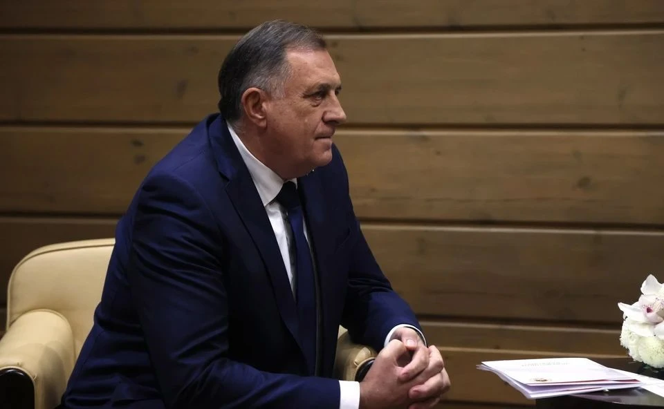 Додик заявил, что Запад пытается минимизировать контакты сербов с Россией. Фото: Kremlin Pool/via Global Look Press