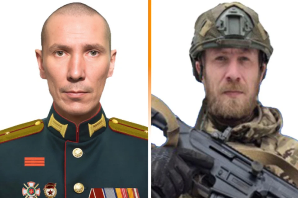 Младший лейтенант Олег Ерахтин и рядовой Александр Краснов