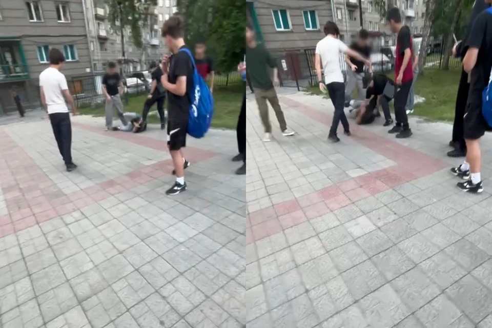 На подростков напали сразу несколько сверстников. Фото: Кадр из видео, предоставленного пострадавшим.