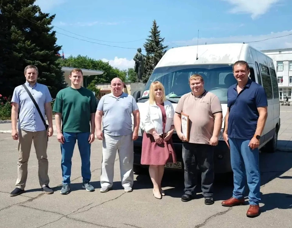 Медики из Калужской области вернулись из командировки в Первомайск.