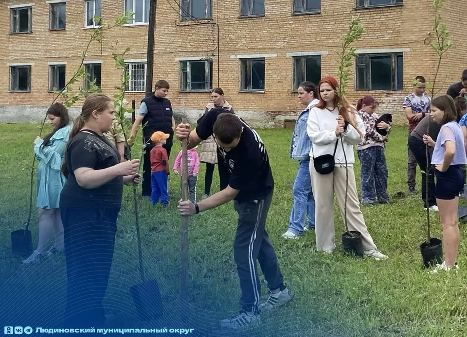 В селе Букань появилась Аллея семьи из фруктовых деревьев.