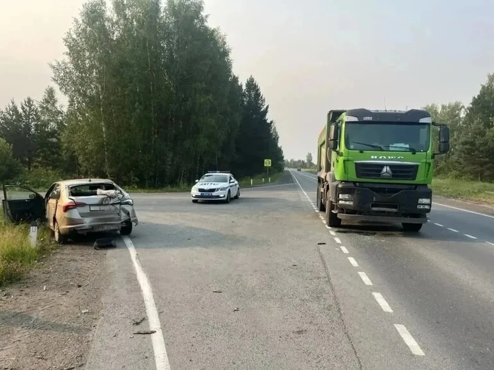 Сразу после ДТП. Фото: УМВД России по Томской области