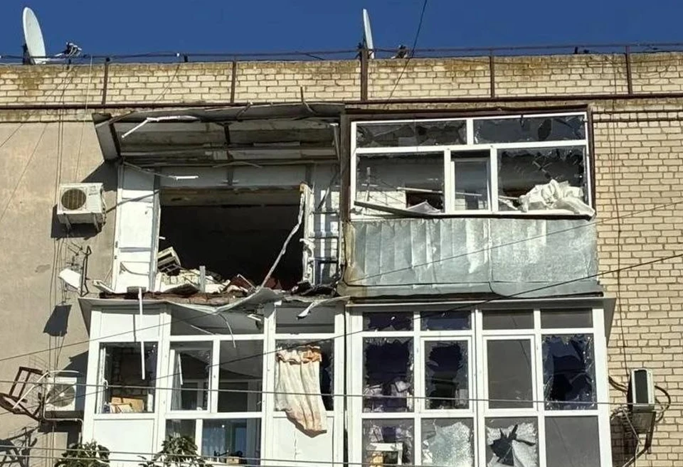 Противник ударил по жилому дому