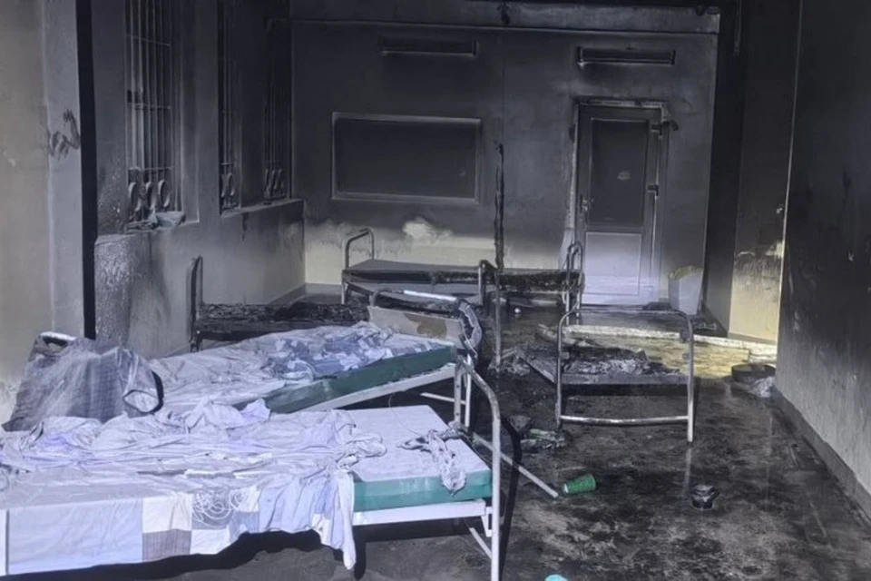СК сделал заявление после пожара в больнице в Гродно. Фото: телеграм-канал Следственного комитета Беларуси