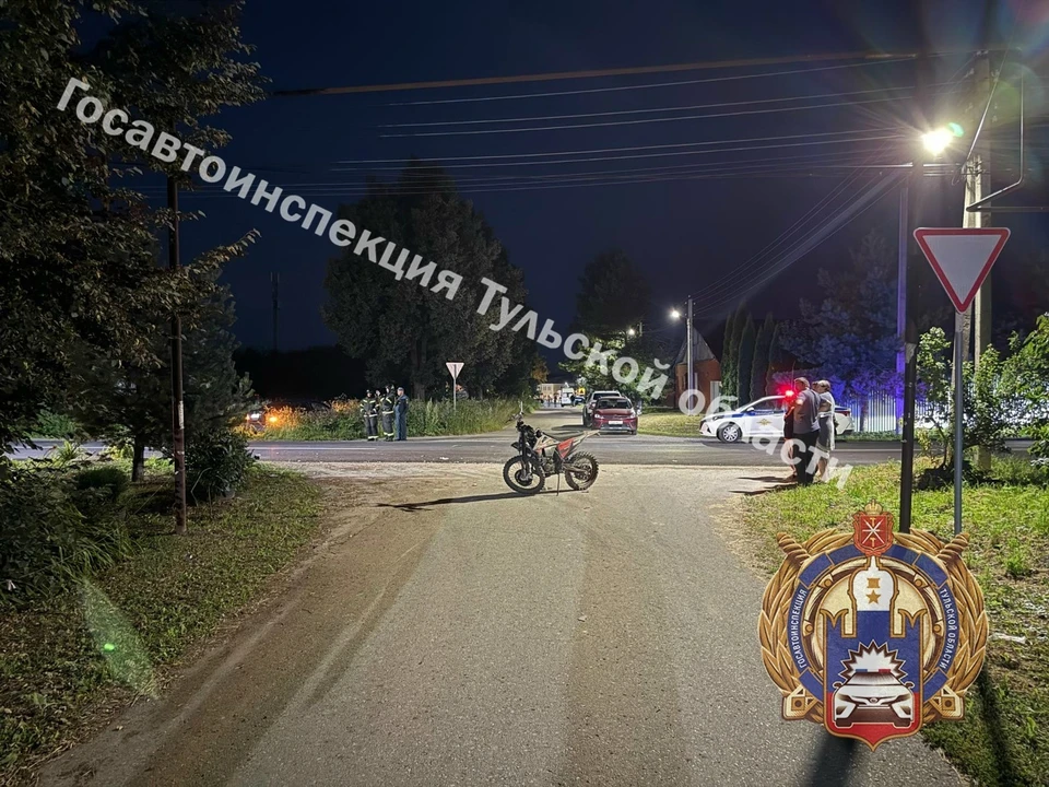 Подросток на питбайке пострадал в Одоеве Тульской области