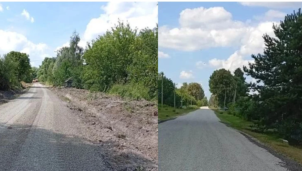 Дороги выполнены в щебеночном покрытии.