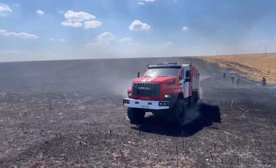 Фото: кадр видео пресс-службы ГУ МЧС по РК