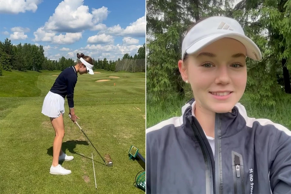 17-летняя Алиса Молоканова стала чемпионкой России по гольфу. Фото: кадр видео.