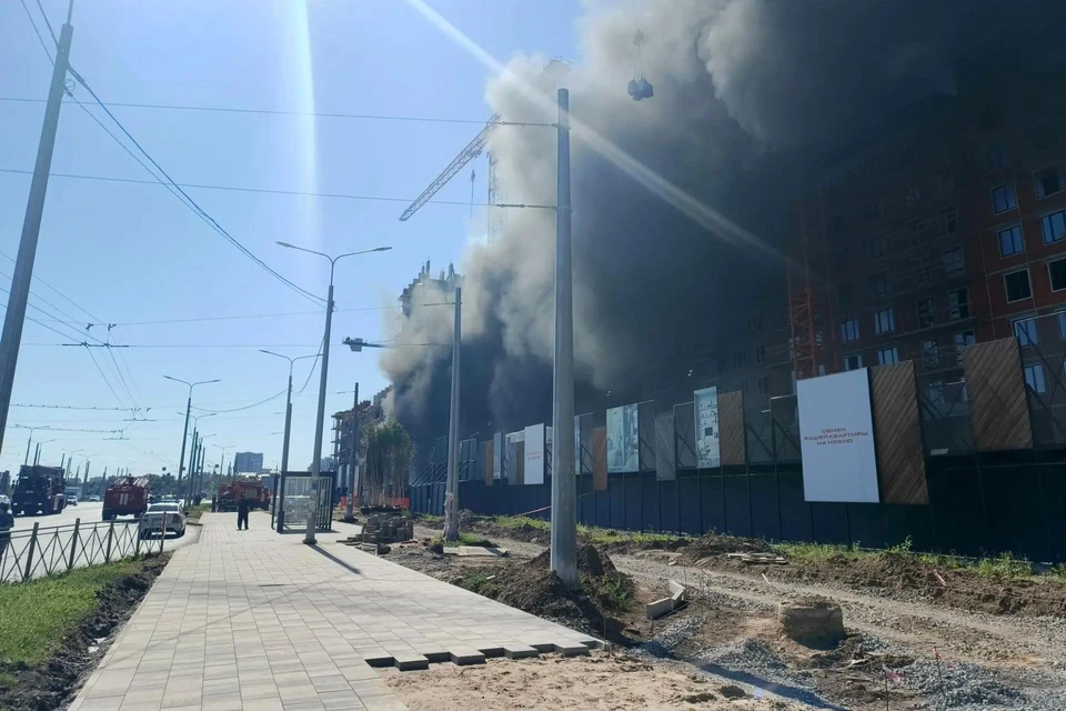 Пожар уже унес жизнь рабочего