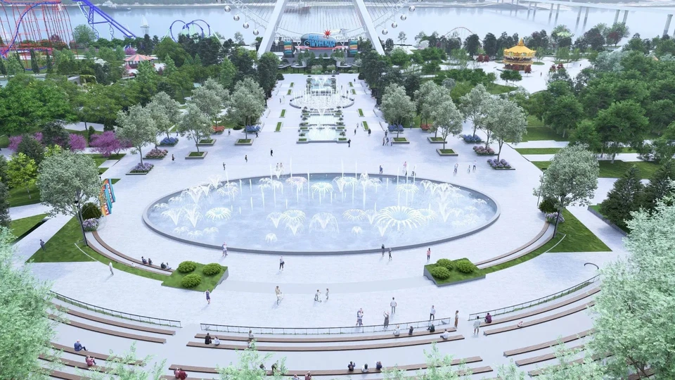 Зрители смогут наблюдать за шоу из амфитеатра на 1500 мест. Фото: ЦПКиО.