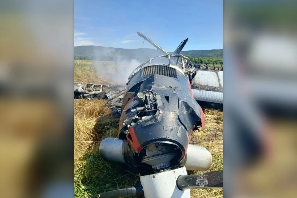 Транспортная прокуратура начала проверку после жесткой посадки Ан-3 на Сахалине Фото: МЧС Сахалина