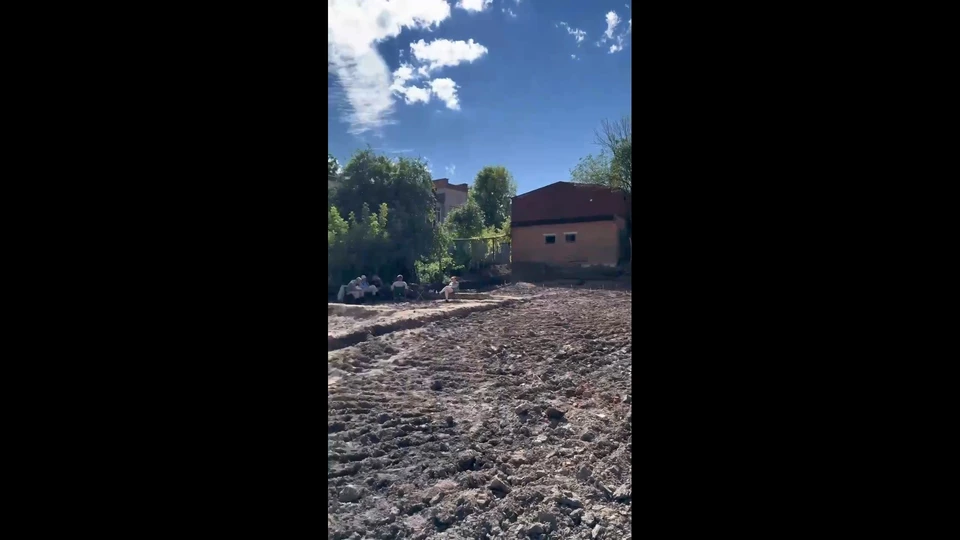 Место работ.