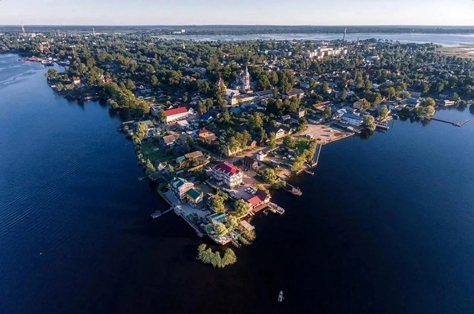 Осташков с высоты птичьего полета. Фото: ПТО