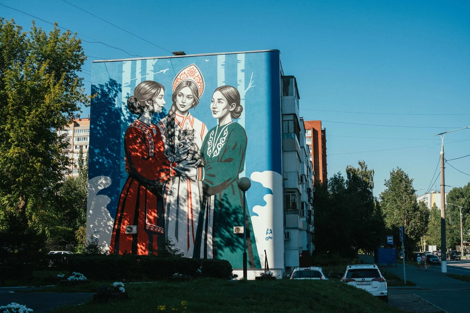 Новое изображение стало частью городской среды. Фото: министерство молодежной политики Самарской области