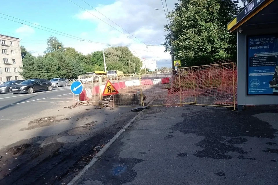 Ремонт коллектора в Рыбинске. Фото: Яроблводоканал