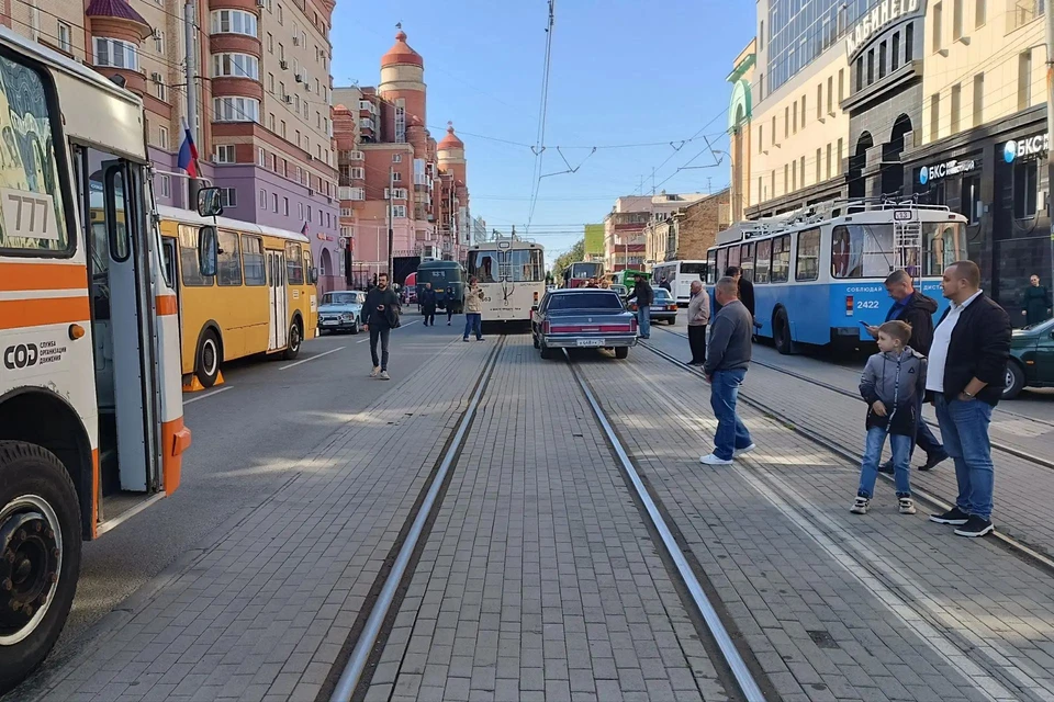 Фестиваль транспорта в прошлом году впервые прошел на улице Карла Маркса.
