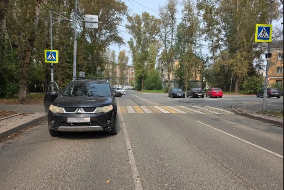 Наезд произошел на нерегулируемом пешеходном переходе. Фото: УМВД России по Томской области