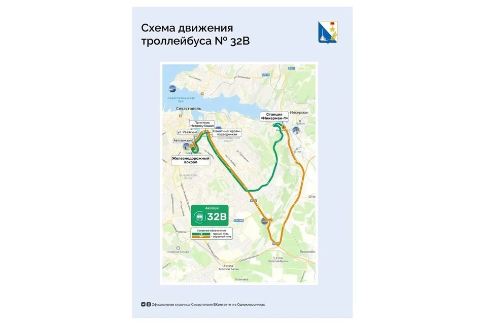 Автобусы будут возить пассажиров от Железнодорожного вокзала до станции Инкерман-1 и обратно. Фото: Пресс-служба правительства Севастополя, sev.gov.ru