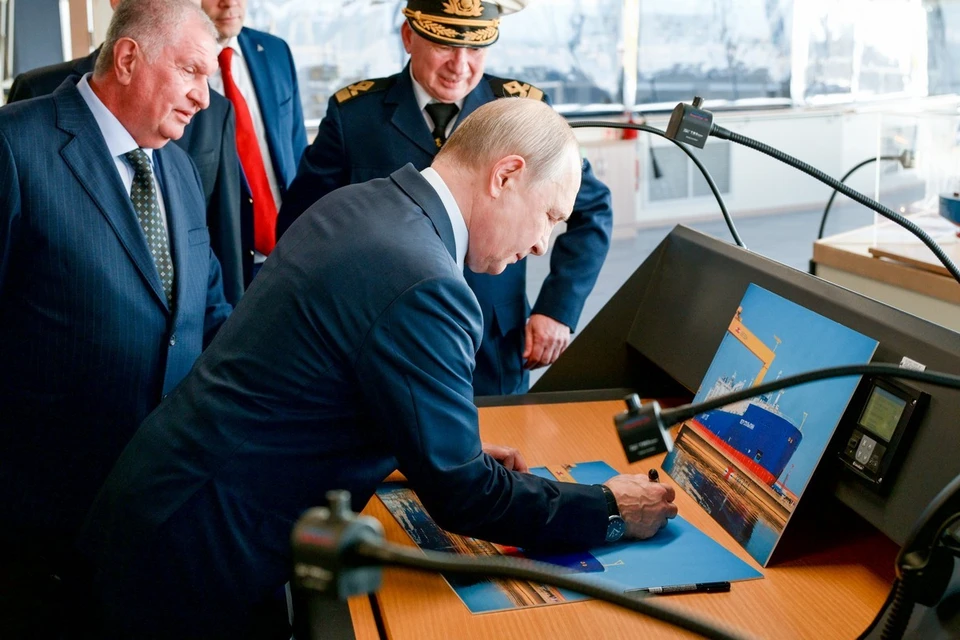 Проект реализуется компанией «Роснефть» по поручению Президента Российской Федерации В.В. Путина. Фото: Алексей Даничев/POOL/ТАСС
