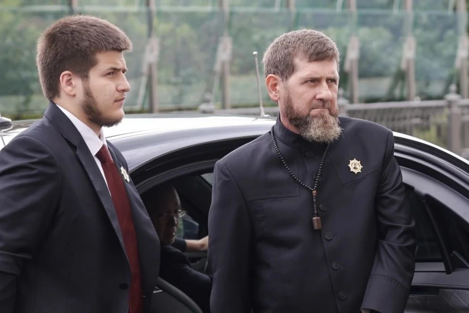 Сын Кадырова Адам появился на публике с погонами лейтенанта полиции. Фото: Михаил Синицын/ТАСС
