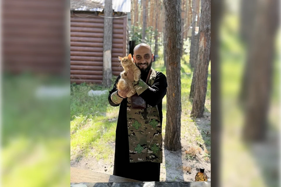 Отец Олег в зоне СВО.