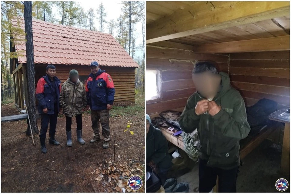 В Нюрбинском улусе нашли мужчину, заблудившегося в тайге во время сбора брусники. Фото: Служба спасения Якутии