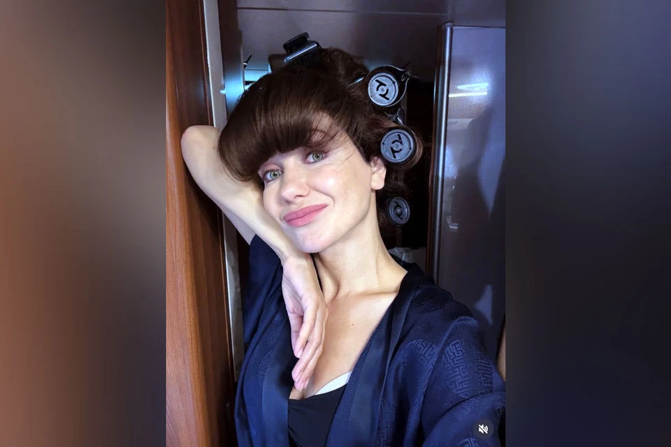 Актриса Екатерина Климова и ее густая челка.