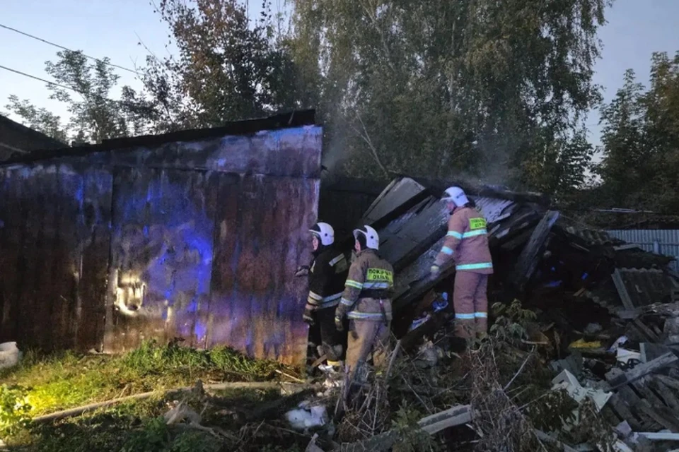 Площадь возгорания составила 24 кв. м. Фото: Государственная противопожарная служба Удмуртии