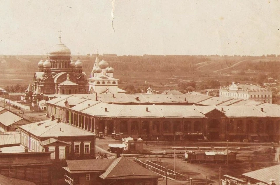 Гостиный двор в 1934-1938 годах. Фото из фондов Кунгурского музея.