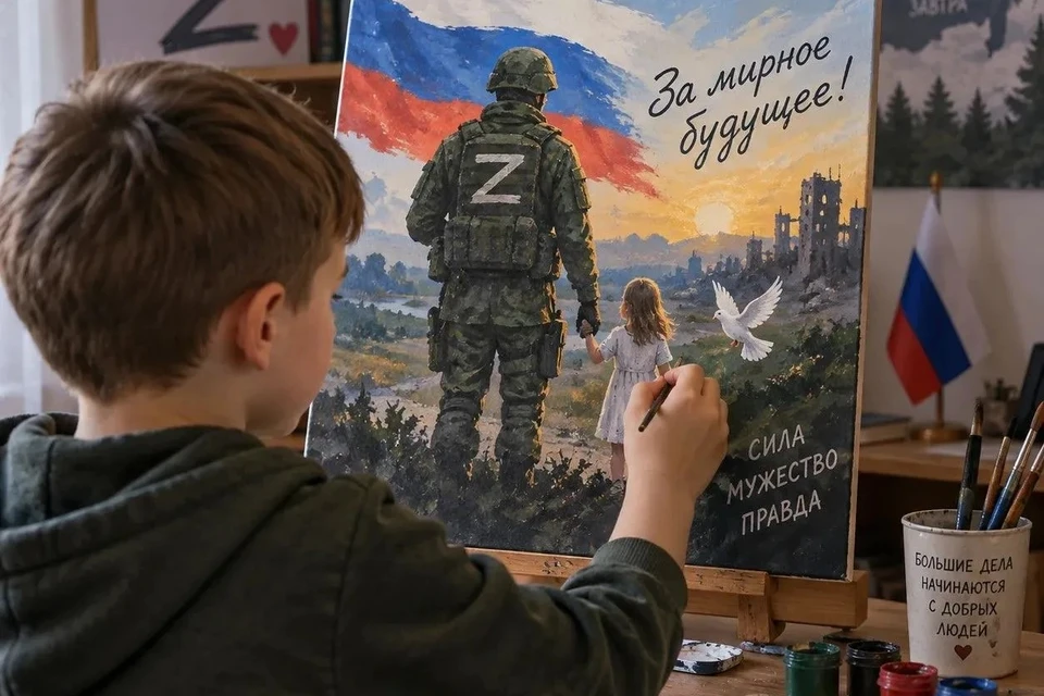 В Иркутске проходит онлайн-конкурс детских рисунков в поддержку СВО.